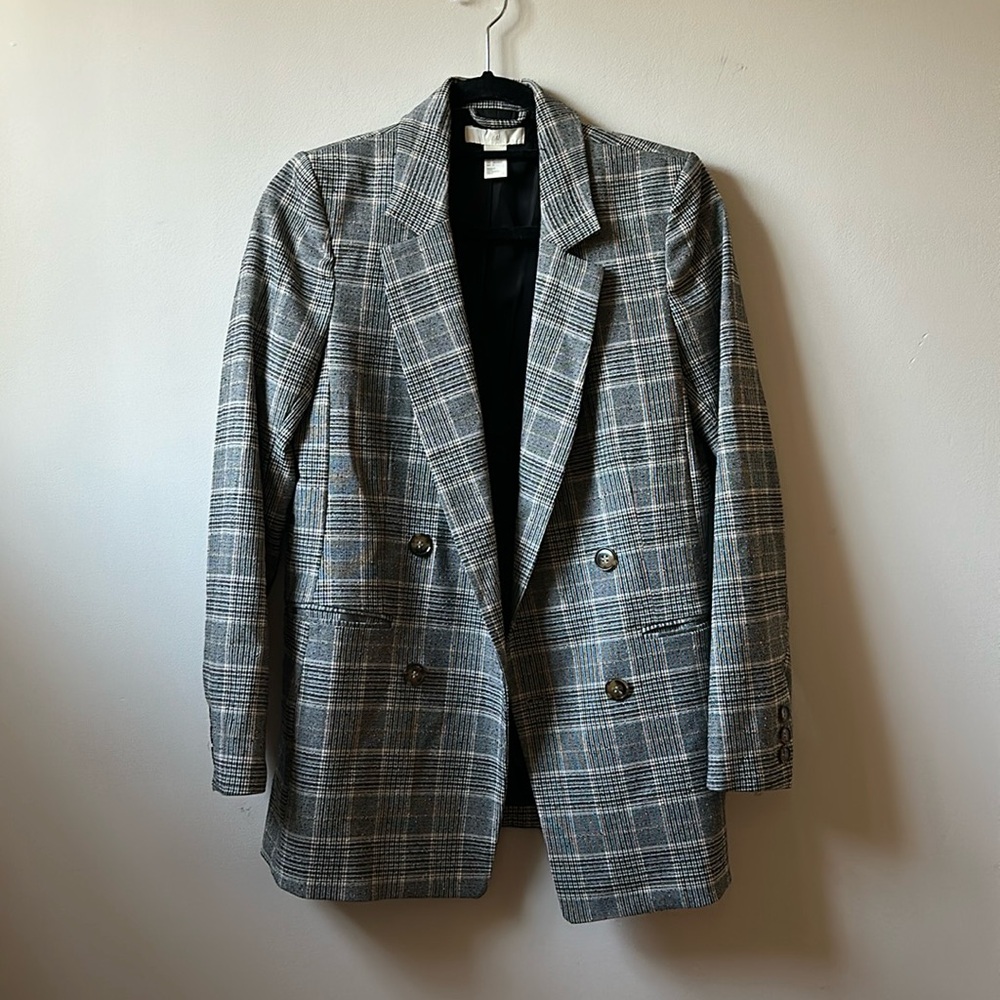 Plaid Blazer